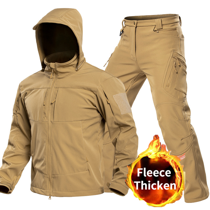 Hunting Outdoor - Conjunto Tático Softshell para Homens com