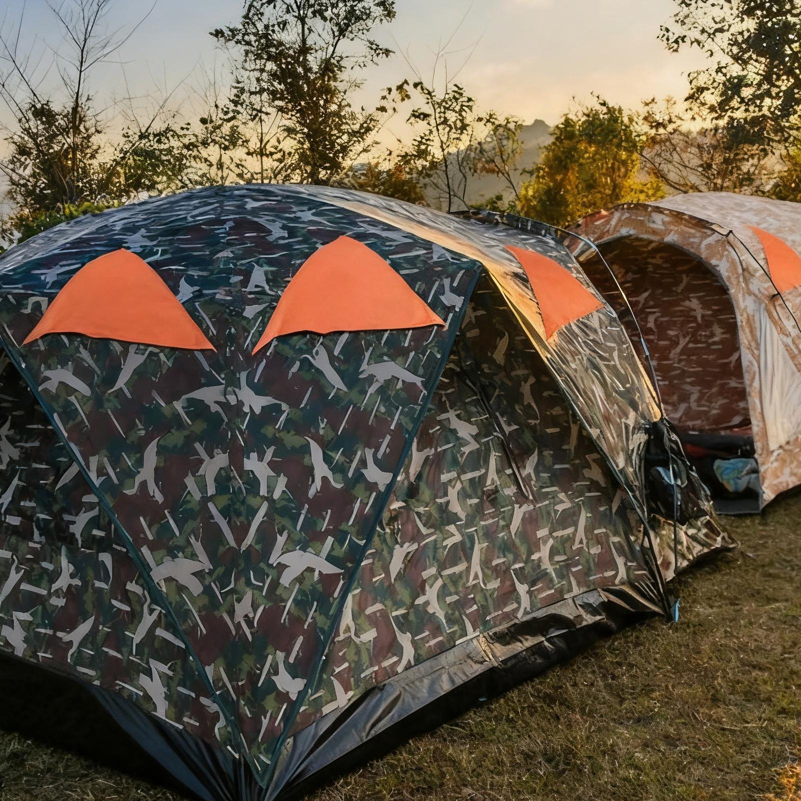 Outdoor Hunting Blinds - Blaze laranja painel cego magnético acessórios
