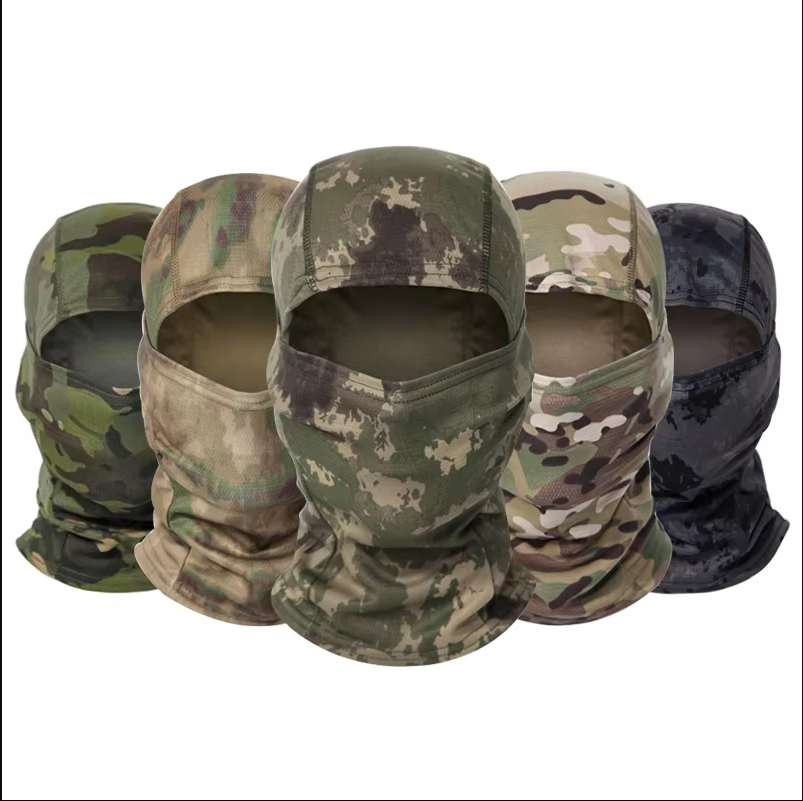 Hunting Outdoor Hats - Balaclava Camuflada para Ciclismo, Máscara Facial