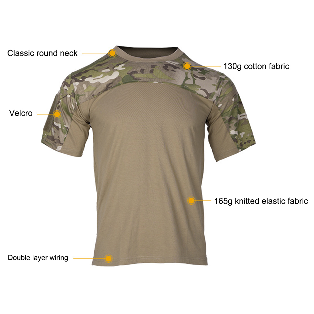 Camo respirável camiseta mascu - Hunting Outdoor Shirts avaliação e preço