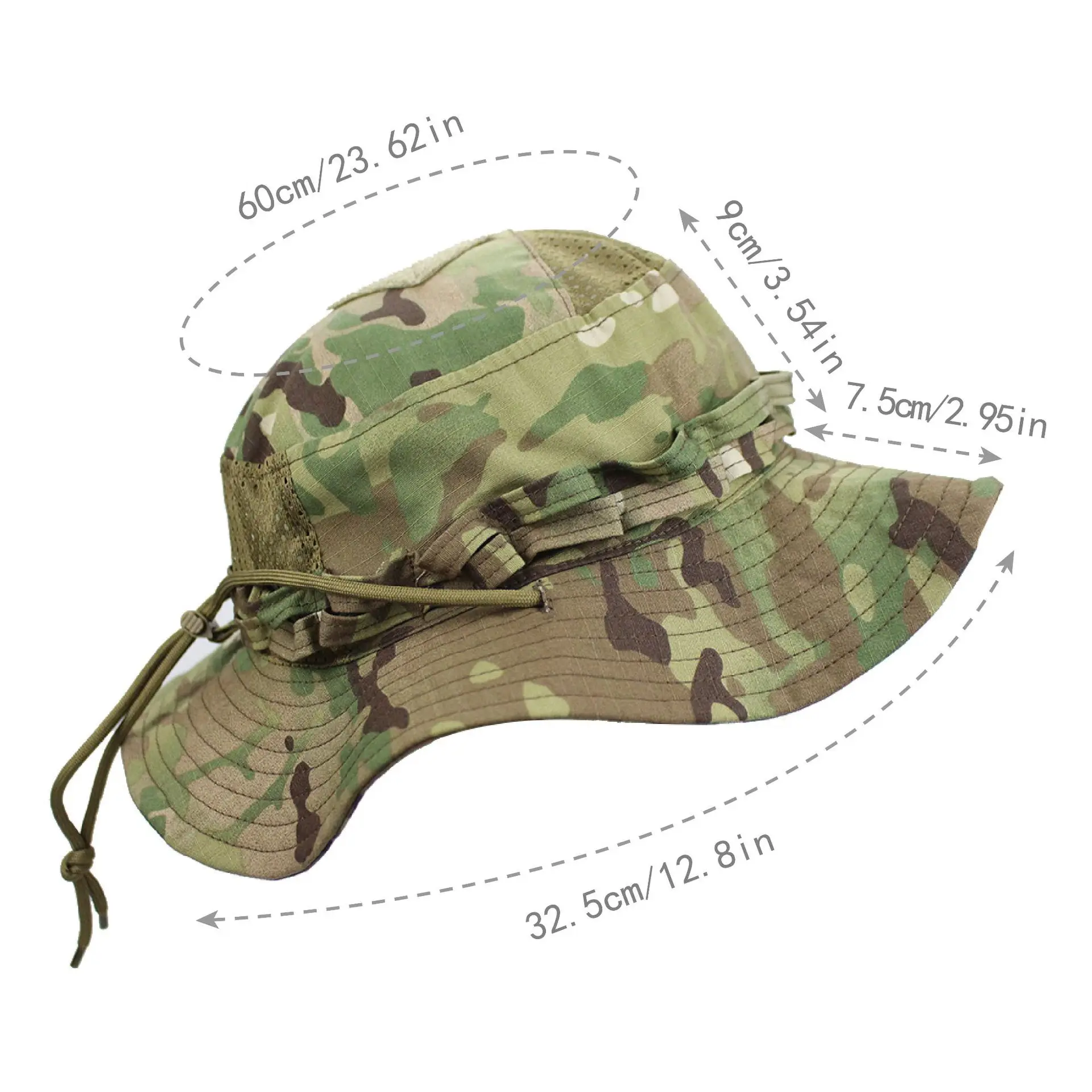 Novo Chapéu Boonie Tático Camu - Hunting Outdoor Hats avaliação e preço