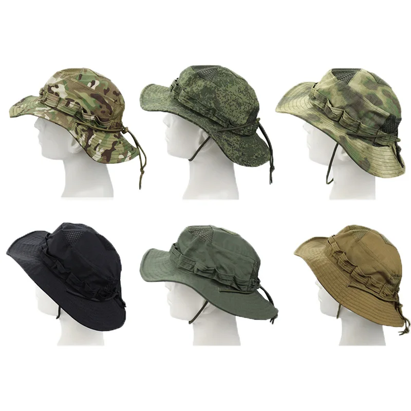 Fg atacs camuflagem boonie cha - Hunting Outdoor Hats avaliação e preço
