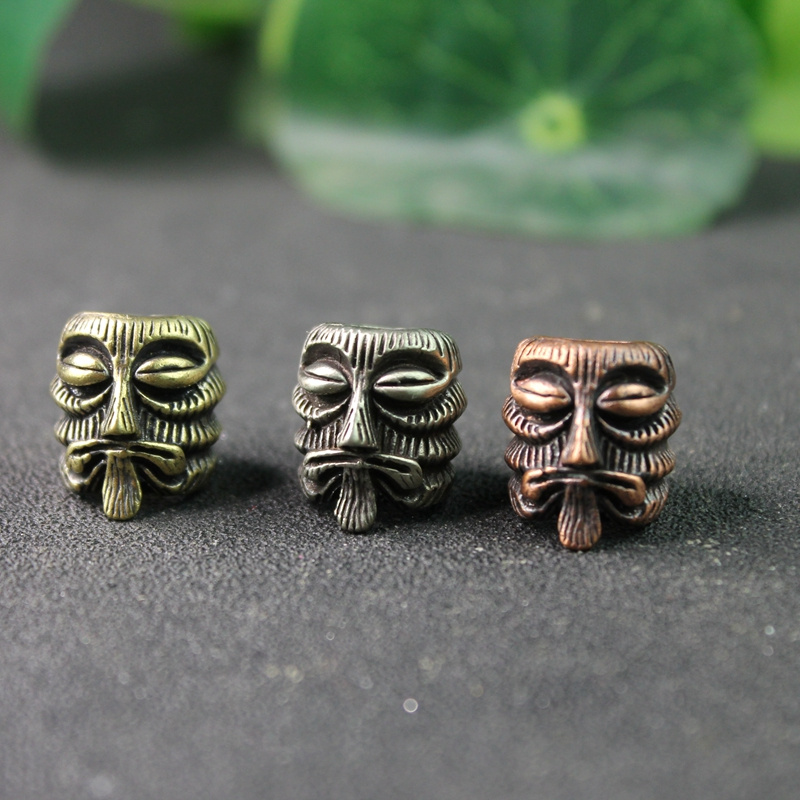 Mayan Totem Meditator Brass ED - Paracord Survival Bracelet avaliação e preço